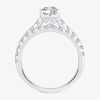 (H-I / SI1-SI2) Signature By Modern Bride Womens 2 CT. T.W. Lab Grown White Diamond 14K Gold  Pear Bridal Set