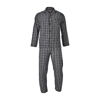Hanes Mens Long Sleeve 2-pc. Big Pajama Sets