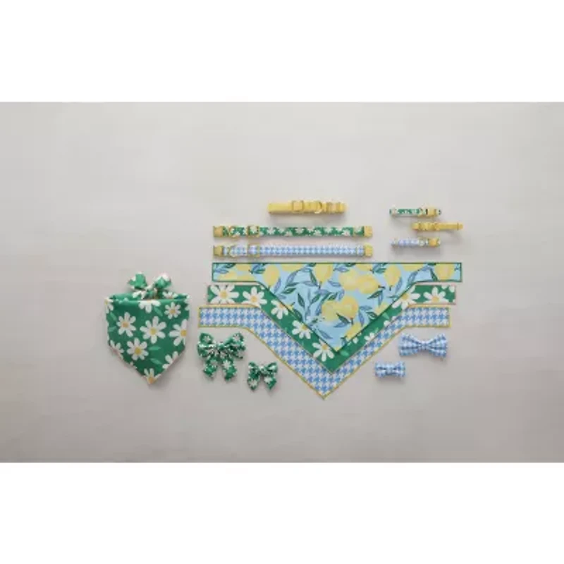 Paw & Tail Striped Dog Bowtie