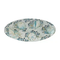 Certified International Playa Shells Earthenware Serving Platter
