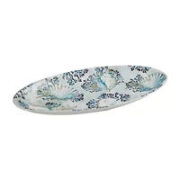 Certified International Playa Shells Earthenware Serving Platter