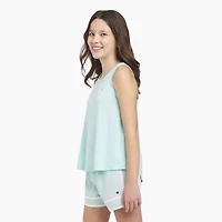 Champion Big Kid Girls Crew Neck Moisture Wicking Sleeveless Active Tank Top
