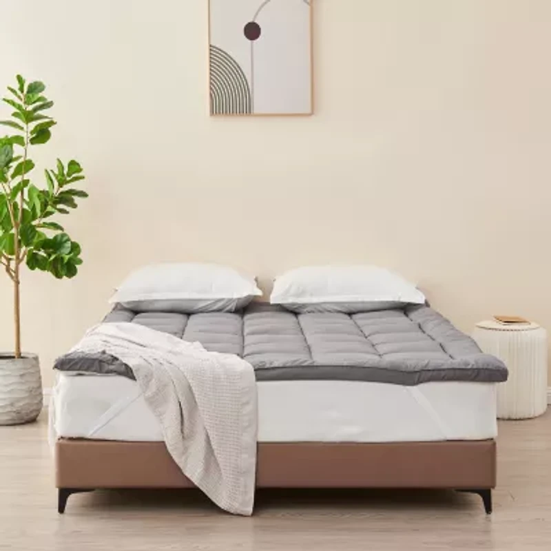 Linery 2 Inch Quilted Plush Mattress Toppers