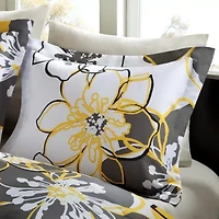 Intelligent Design Mackenzie Floral Comforter Set with decorative pillow