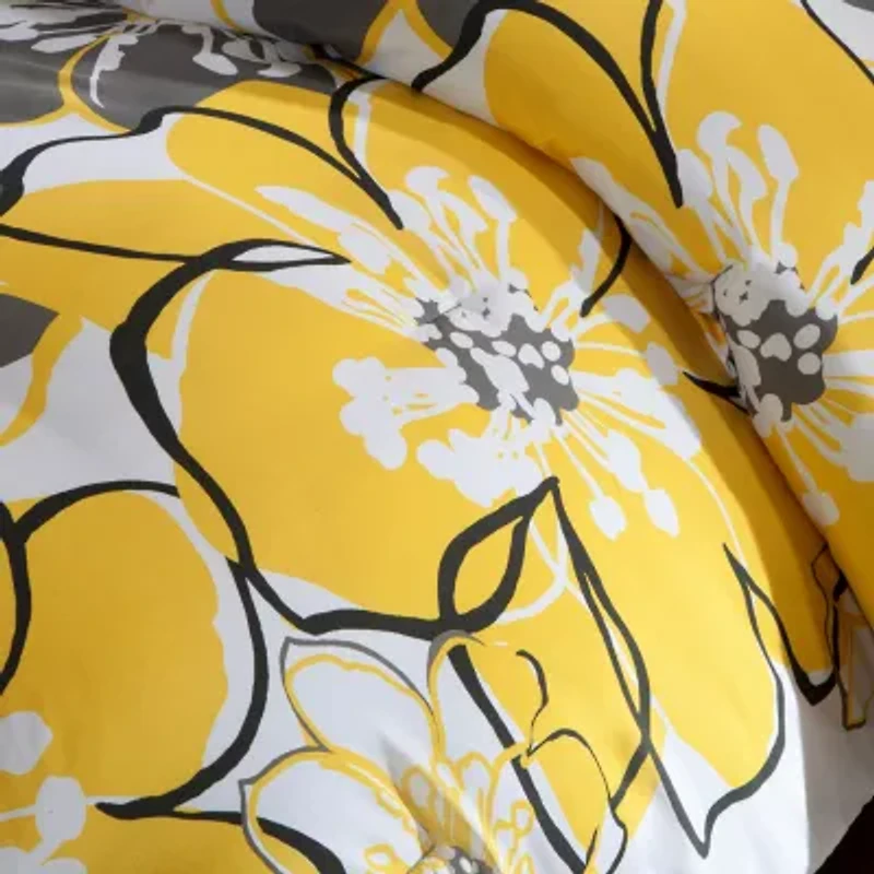 Intelligent Design Mackenzie Floral Comforter Set with decorative pillow