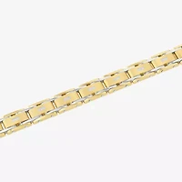 Mens Stainless Steel 8 1/2 Inch Link Bracelet