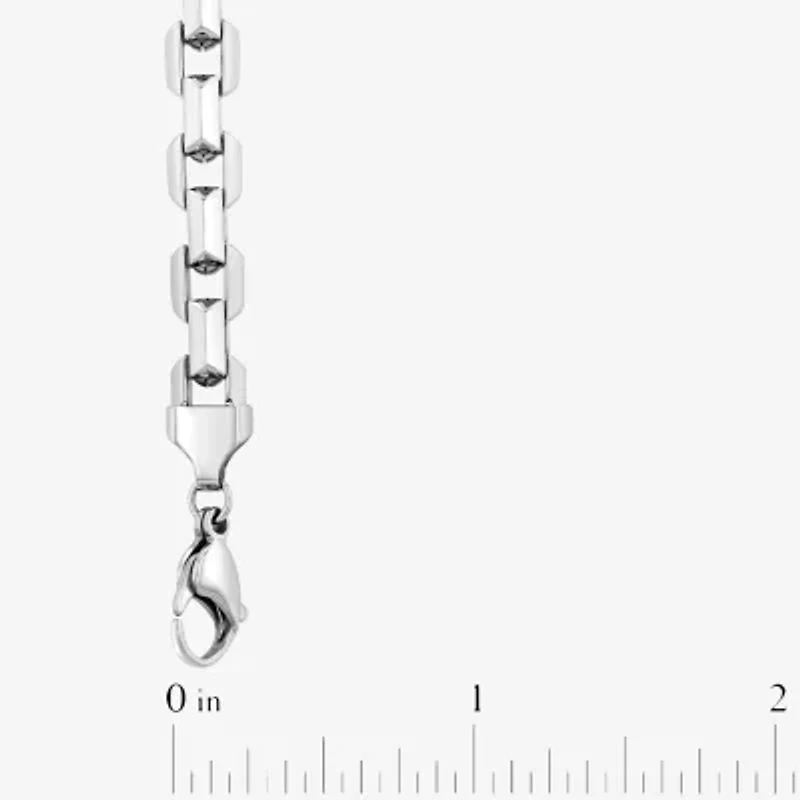 Mens Stainless Steel 9 Inch Link Bracelet