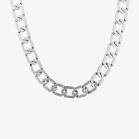 Mens Stainless Steel 20 Inch Link Necklace