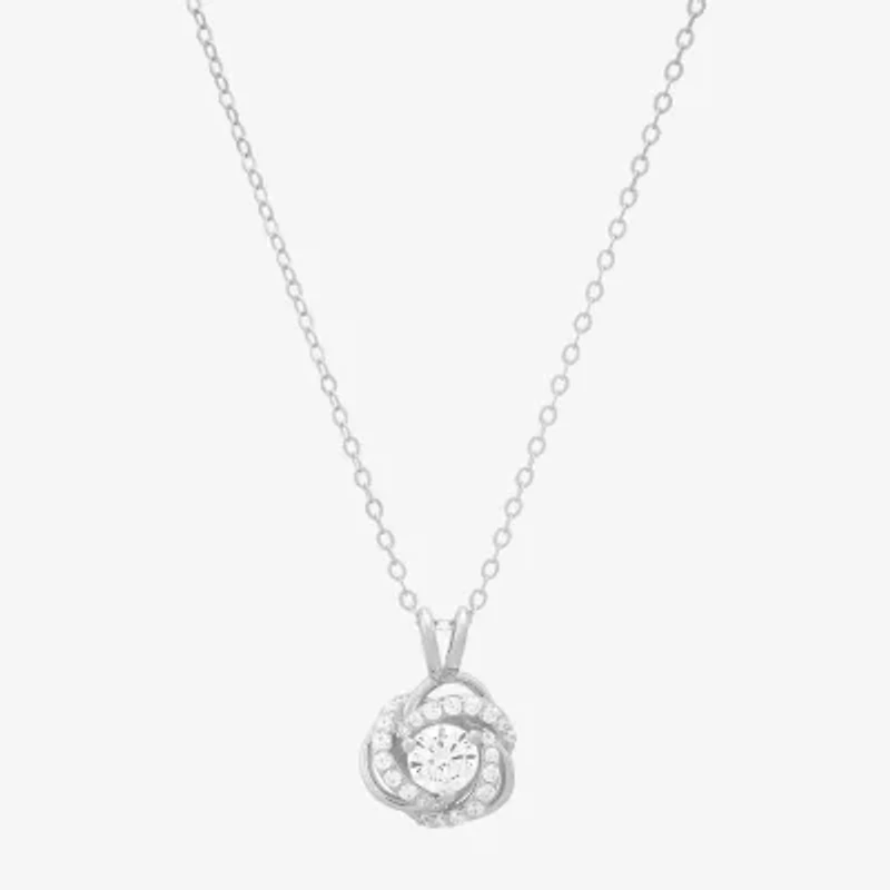 Diamonart Womens 1 1/3 CT. T.W. Cubic Zirconia 14K Gold Over Silver 2-pc. Jewelry Set