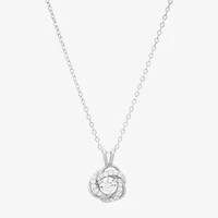 Diamonart Womens 1 1/3 CT. T.W. Cubic Zirconia 14K Gold Over Silver 2-pc. Jewelry Set