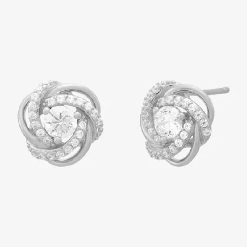 Diamonart Womens 1 1/3 CT. T.W. Cubic Zirconia 14K Gold Over Silver 2-pc. Jewelry Set