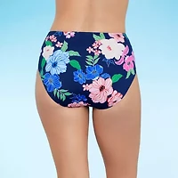 Liz Claiborne Comfort Waistband Plus Brief Bikini Swimsuit Bottom