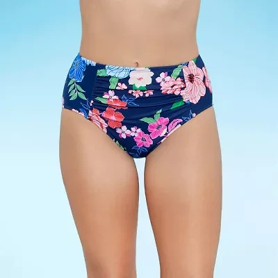 Liz Claiborne Comfort Waistband Plus Brief Bikini Swimsuit Bottom