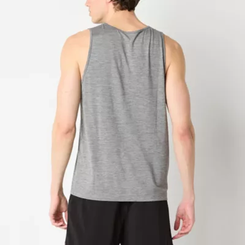 Xersion Mens Round Neck Sleeveless Active Tank Top