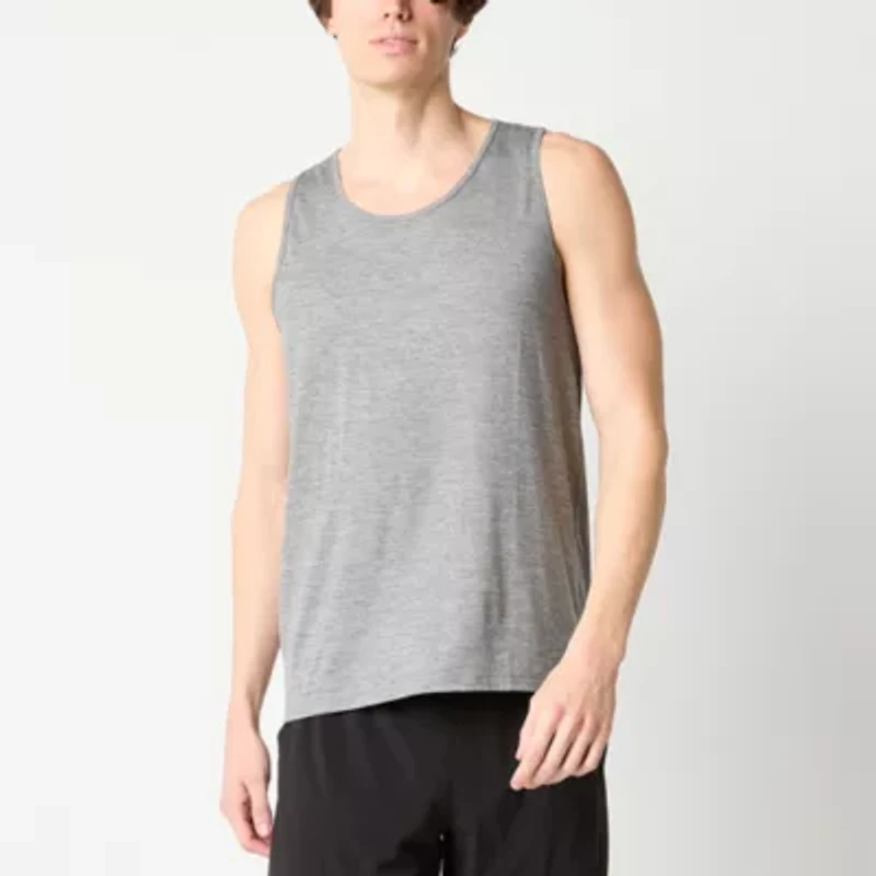 Xersion Mens Round Neck Sleeveless Active Tank Top