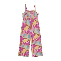 Roxy Big Kid Girls Straight Neck Sleeveless Jumpsuit