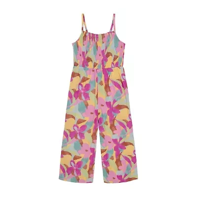 Roxy Big Kid Girls Straight Neck Sleeveless Jumpsuit