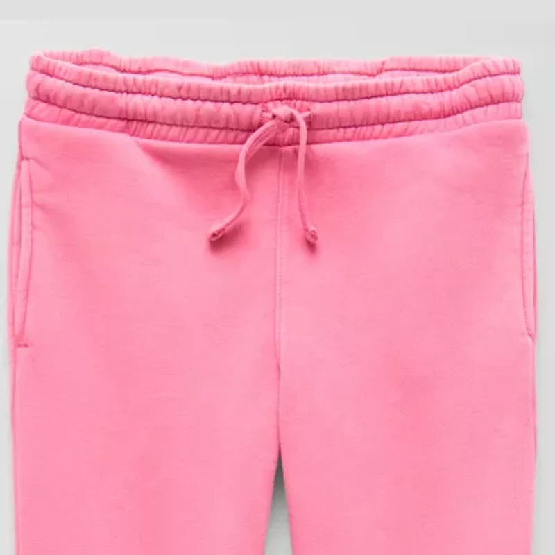 Thereabouts Little & Big Kid Girls Cuffed Regular Fit Fleece Jogger Pant