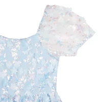 Rare Editions Big Kid Girls Embellished Short Sleeve Fit + Flare Dress