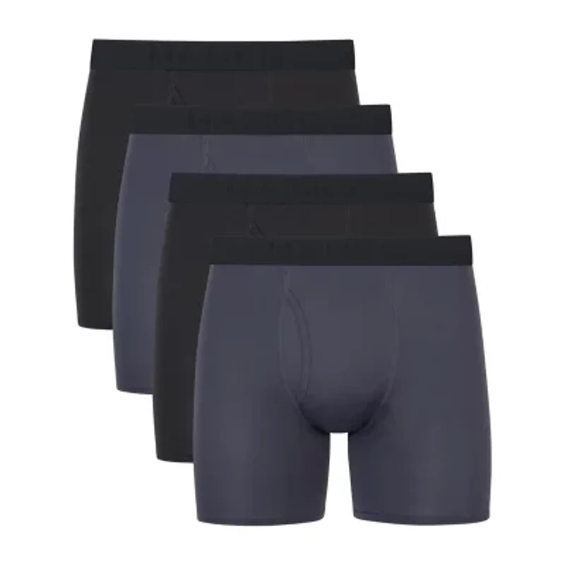 Hanes Performance Stretch Mens 4 Pack Boxer Briefs Jpsjv4