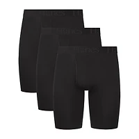 Hanes Originals Ultimate Supersoft Mens 3 Pack Long Leg Boxer Briefs Uo2ll3