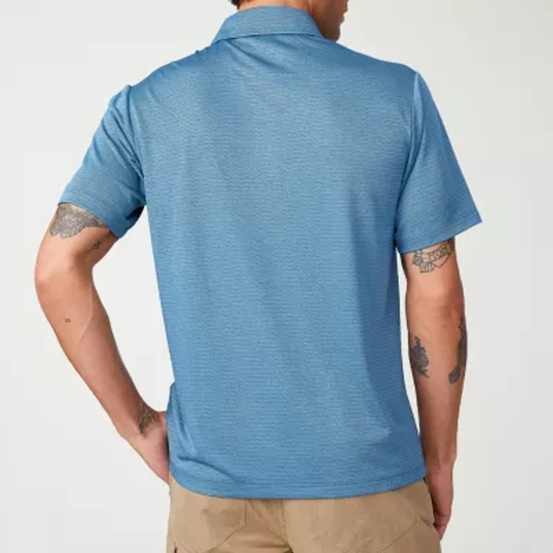 Free Country Mens Classic Fit Short Sleeve Polo Shirt