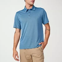 Free Country Mens Classic Fit Short Sleeve Polo Shirt