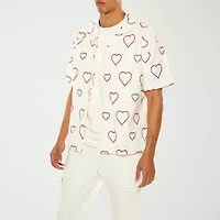 Forever 21 Mens Short Sleeve Button-Down Shirt