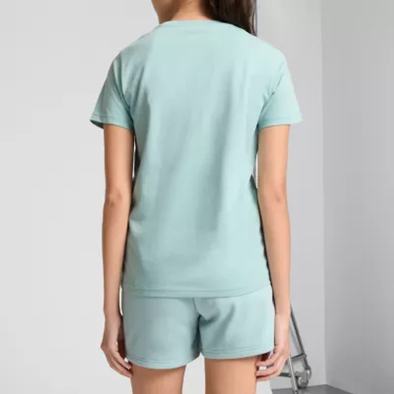 PUMA Womens Crew Neck Short Sleeve Active T-Shirt