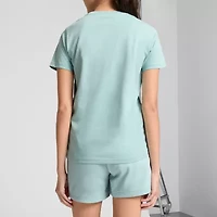 PUMA Womens Crew Neck Short Sleeve Active T-Shirt