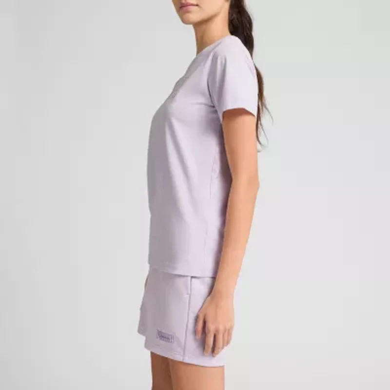 PUMA Womens Crew Neck Short Sleeve Active T-Shirt