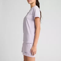 PUMA Womens Crew Neck Short Sleeve Active T-Shirt