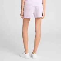 PUMA Womens French Terry Pull-On Short