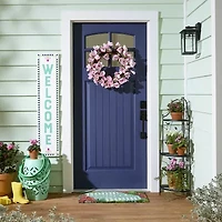 Linden Street 22in Pink Magnolia Wreath