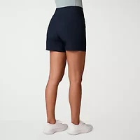 Free Country Womens Mid Rise Moisture Wicking Hybrid Short