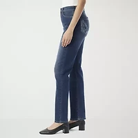 Gloria Vanderbilt Amanda Womens High Rise Regular Fit Jean