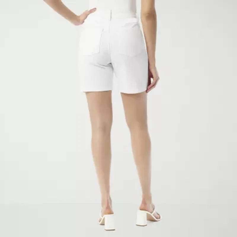 Gloria Vanderbilt Amanda Womens High Rise Denim Short