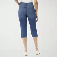 Gloria Vanderbilt Amanda Womens Straight High Rise Capri Pant