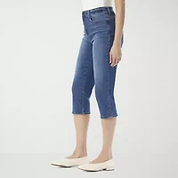 Gloria Vanderbilt Amanda Womens Straight High Rise Capri Pant