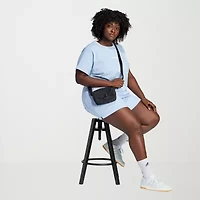 adidas Womens Mid Rise Plus Active Pull-On Short