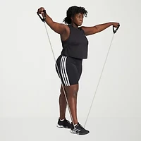 adidas Womens 7" Mid Rise Plus Bike Short