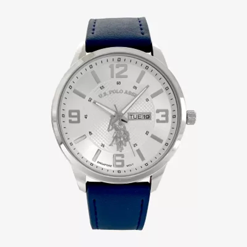 U.S. Polo Assn. Mens Blue Strap Watch Usc50742jc
