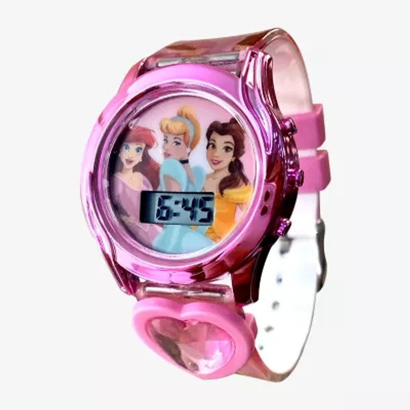Disney Collection Princess Girls Pink Strap Watch Pn4692jc