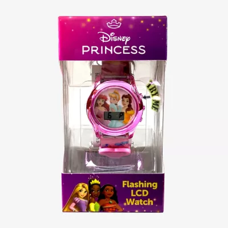 Disney Collection Princess Girls Pink Strap Watch Pn4692jc