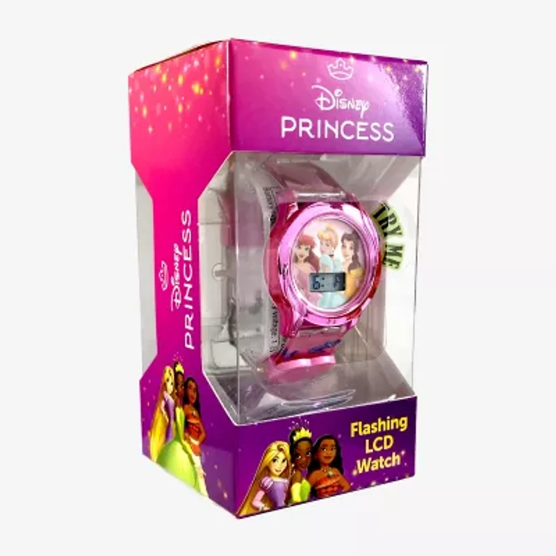 Disney Collection Princess Girls Pink Strap Watch Pn4692jc