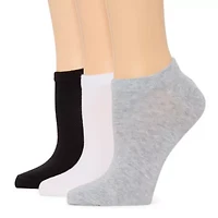 Mixit Everyday Essential Womens 3 Pair No Show Socks