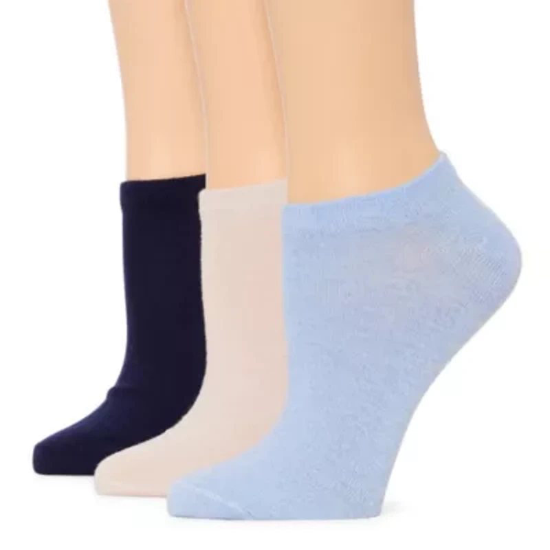 Mixit Everyday Essential Womens 3 Pair No Show Socks