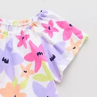 Okie Dokie Toddler & Little Girls Short Sleeve Drop Waist Dress