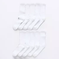Xersion Quick-Dri Mens 10 Pair Crew Socks