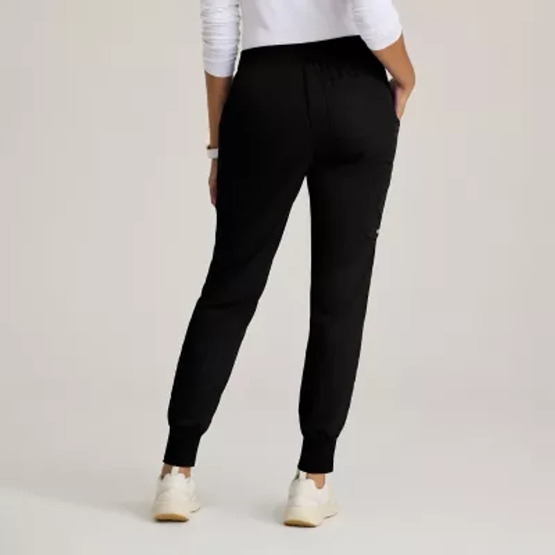 Grey's Anatomy™ by Barco Classic Grp689 Finley 6-Pocket Mid-Rise Jogger Womens Plus Tall Moisture Wicking Scrub Pant